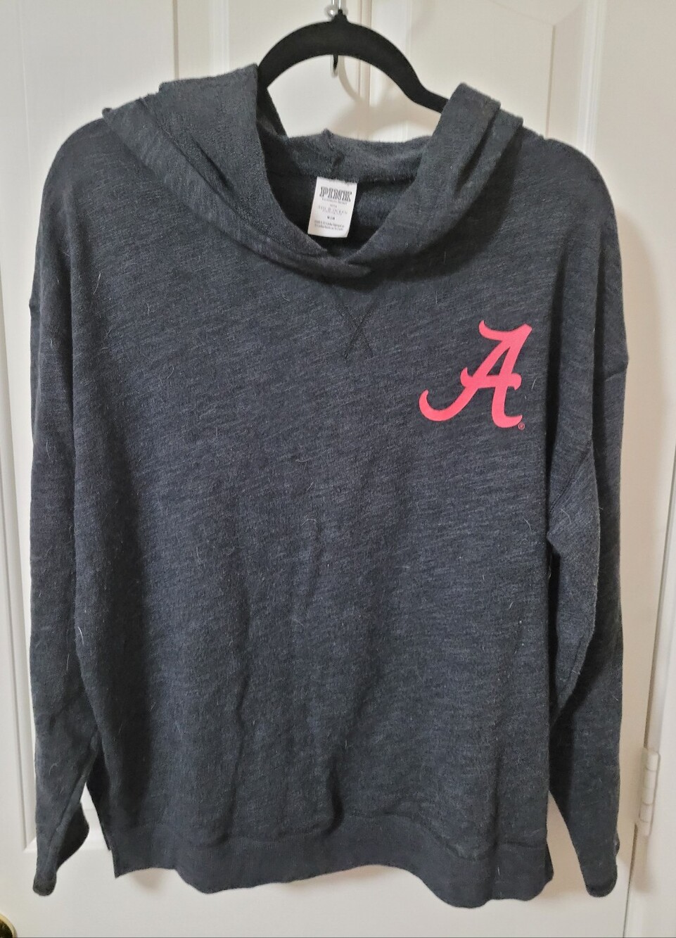 PINK Victoria's Secret Dark Heather Gray Alabama Hoodie